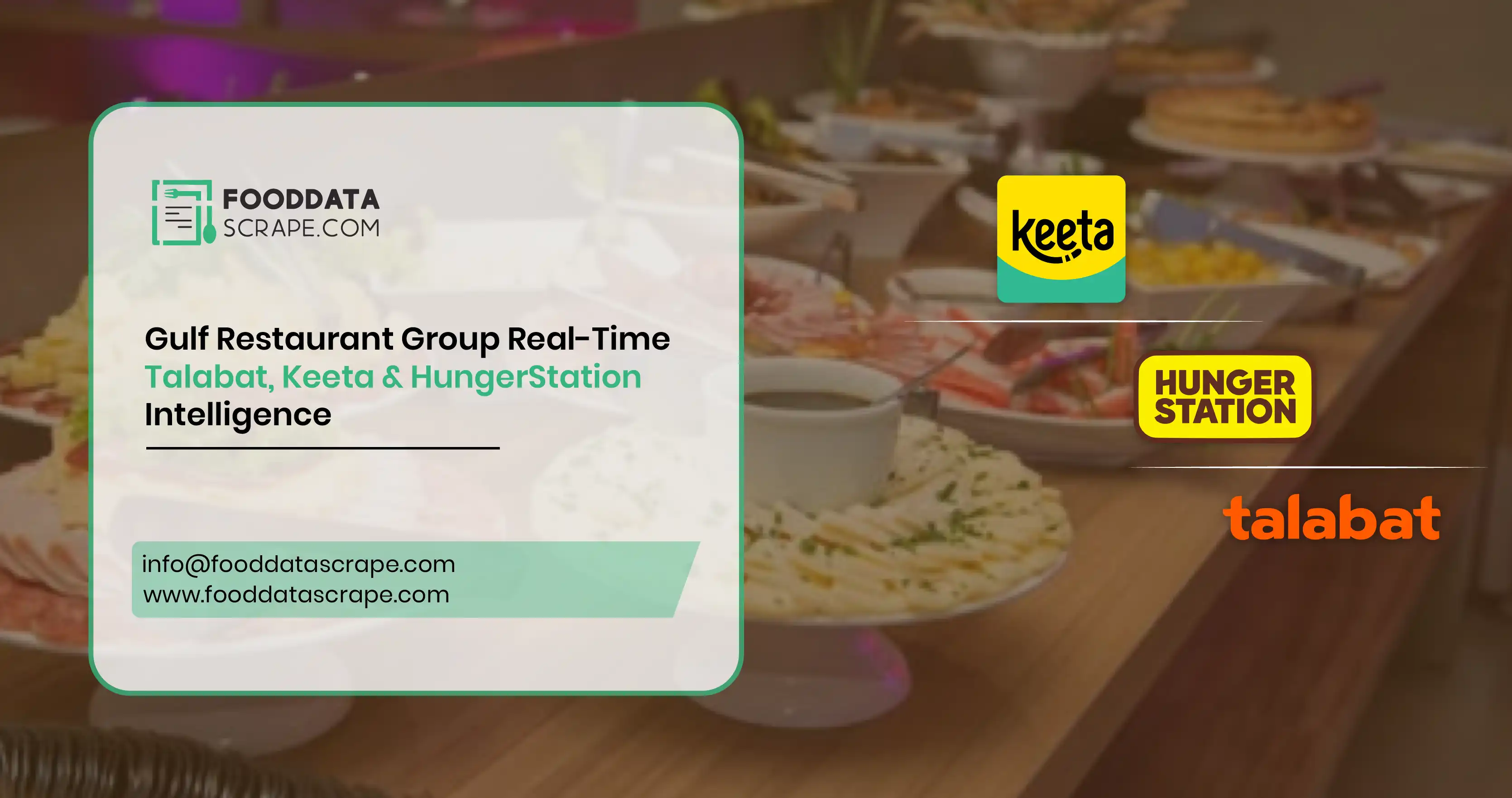 Gulf Restaurant Group: Real-Time Talabat, Keeta & HungerStation Intelligence